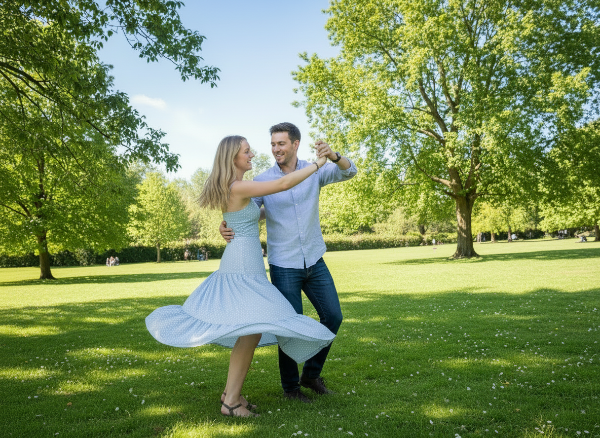 Dancing on Barnes Common